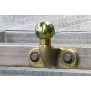 trekhaakkogel met flens verzinkt