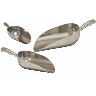 Voerschep uit aluminium