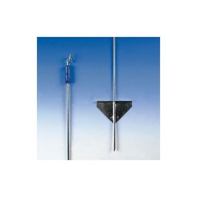 Metalen paal met topisolator 110 cm 10 stuks