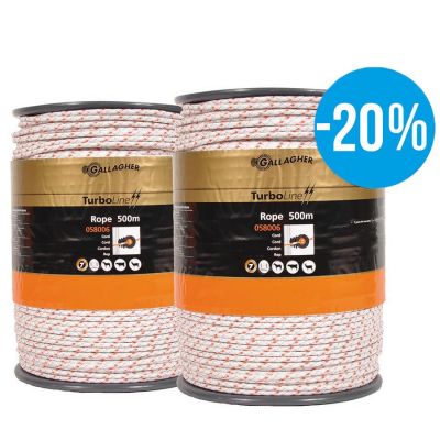 Duopack TurboLine cord wit 2 x 500m