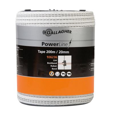 PowerLine lint 20mm wit 200m