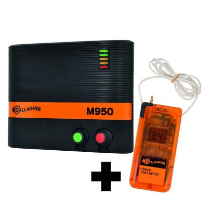 Gallagher M950 lichtnetapparaat met gratis fence voltmeter