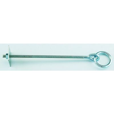 Vastzetring met draadeind M10 25cm