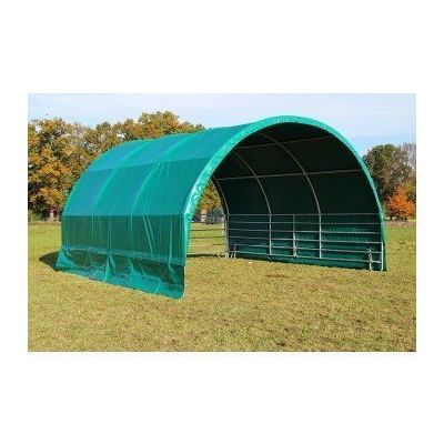 Growi, ronde boog weidetent XXL 6 x 6 m met 3 panels