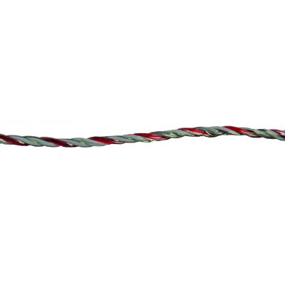 Growi Superline schrikdraad 3 mm wit/rood 500 meter