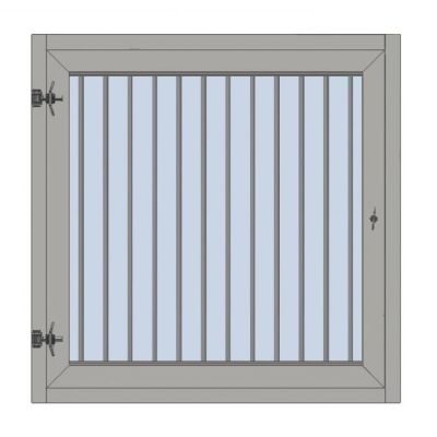 Basic stalvenster 100 X 100 cm universeel