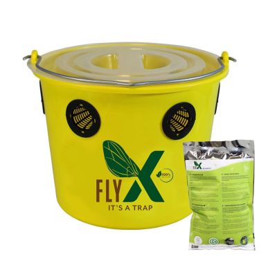 Flybucket FlyX 12 l compleet met lokstof