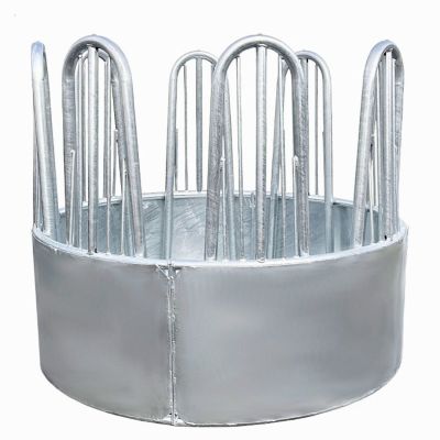 Growi Ronde hooiruif Comfort-Line Mini – 8 voerplekken veilige en duurzame weideruif voor kleine groepen 