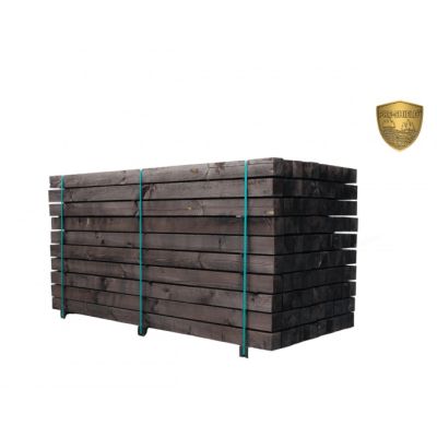 Houten palen 10x10 cm met diamant kop type Prairie - Pre-Shield geïmpregneerd
