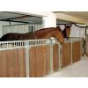 Voorwand type Cintaro, 150 cm H, Bongossi houtvulling, tot 250 cm