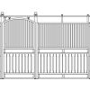 Voorwand type Nando Exclusief 300 - 350 cm