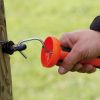 Softgrip poortgreep voor cord of draad, oranje value pack 4 stuks