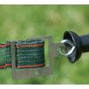 Poortgreep aansluitplaat voor lint, 4 stuks
