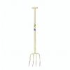 Mestvork 4 tanden, steel 85cm