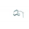 Buisklem met 1 aftakking 90° voor buis 76 mm