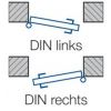 Boxdeur 2-delig met draaivenster, Afmeting 120 X 220 cm