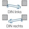 Boxdeur 2-delig met draaivenster,  Afmeting 120 X 220 cm