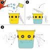 Flybucket handig in gebruik