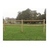 Houten ligger doorsteekomheining type Kent