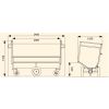 Kantelbak voor Weidemann hydraulisch koppelende shovel, breedte 111 cm