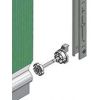 Rollerdoor windbreekgaas snellooppoort met kettingbediening en zijgeleiding tot 4,0 m breed 4,1 m hoog