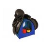 Kunststof zadeldrager Saddle-Pac kleur blauw