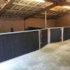 Tussenwand type Shetland, 120 cm hoog, kunststof vulling breedte 300 cm