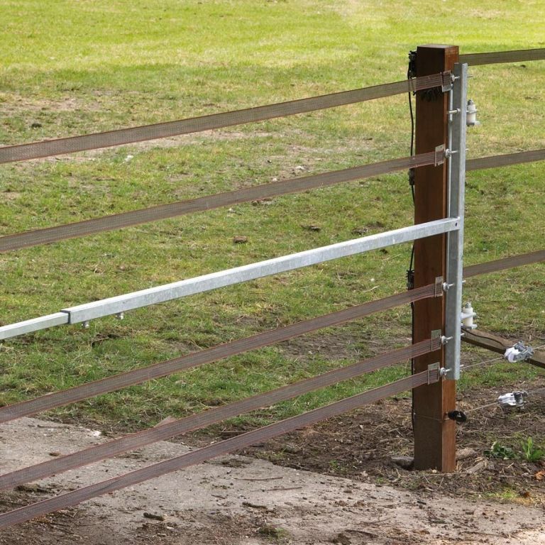 Stroomgeleidend weidehek 2,5 tot 4,5 meter 