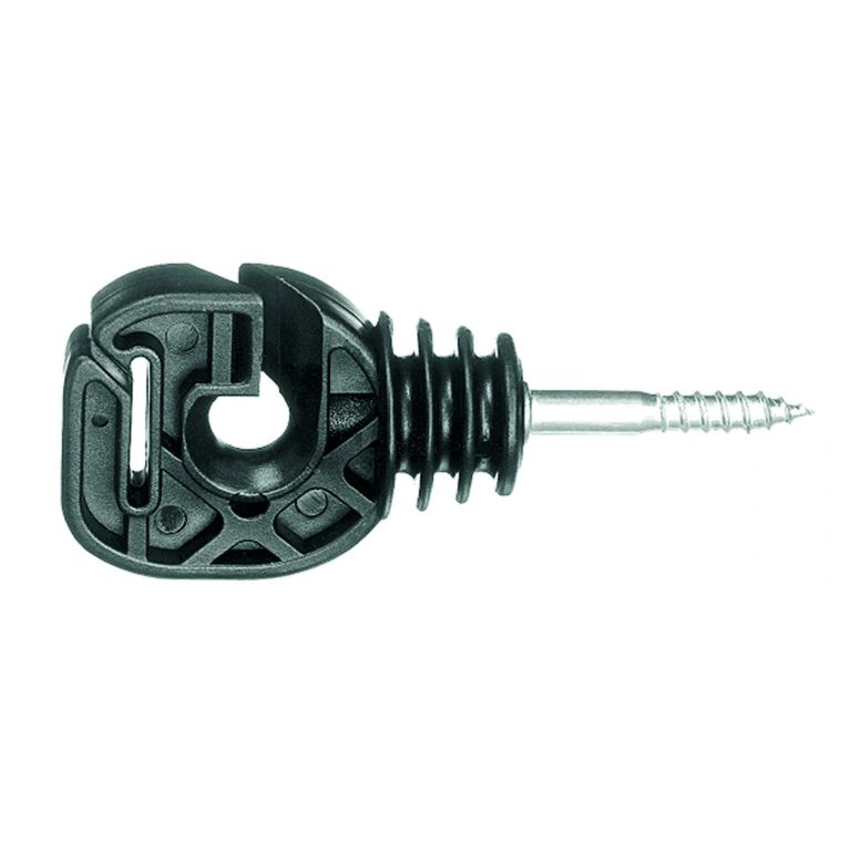 Combi ringisolator voor schrikdraad, koord of lint, 25 stuks