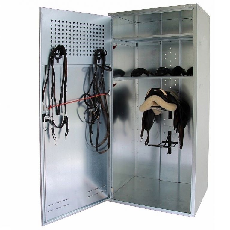 Zadelkast 190 X 75 X 75 cm, Profi-slot, 2 engelse zadelhouders