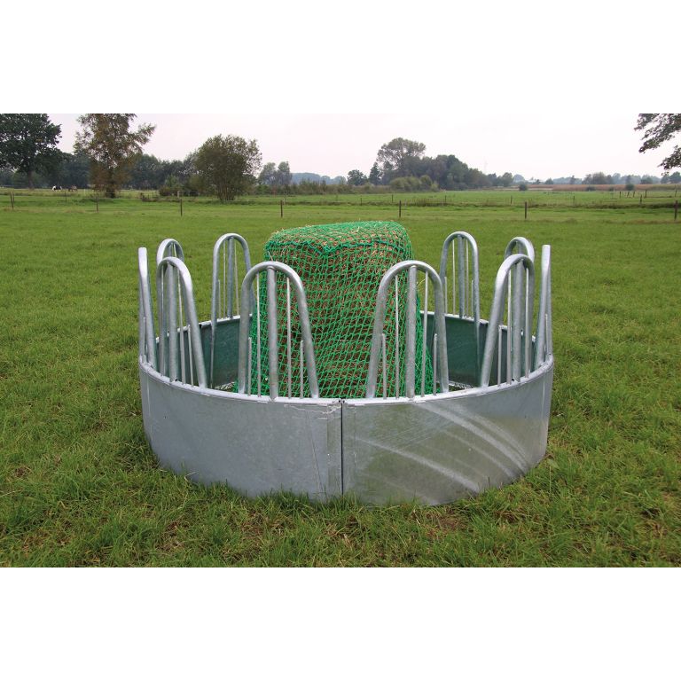 rondbalenruif Comfort Line Midi 9 voerplaatsen met hooinet 2,4x2,4 m maas 60 mm 