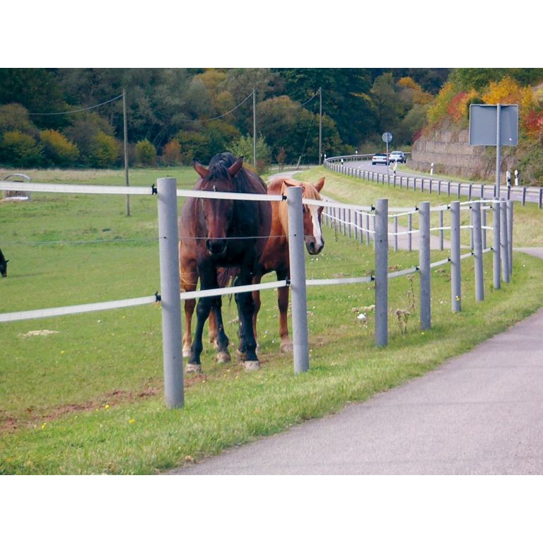 Weidepaal kunststof bruin 8 X 225 cm