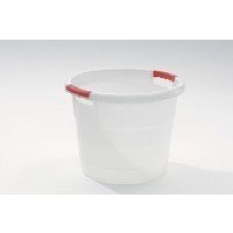 Voeropslag emmer 45 liter wit
