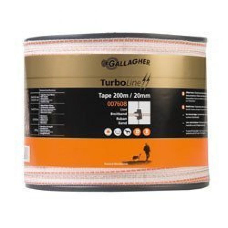 Aanbieding TurboLine lint 20mm wit 200m