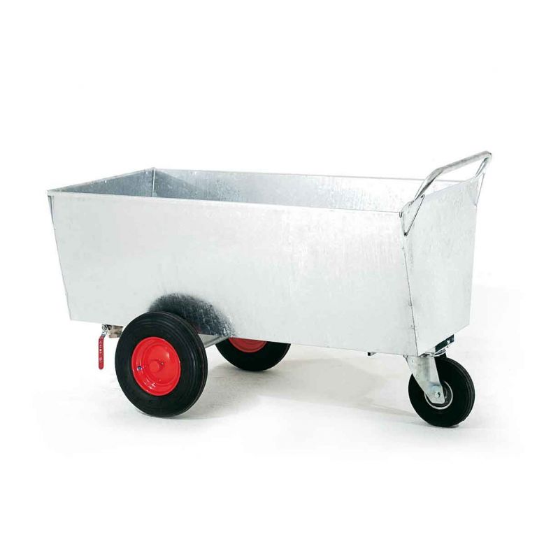Verzinkte voerwagen /transportwagen 