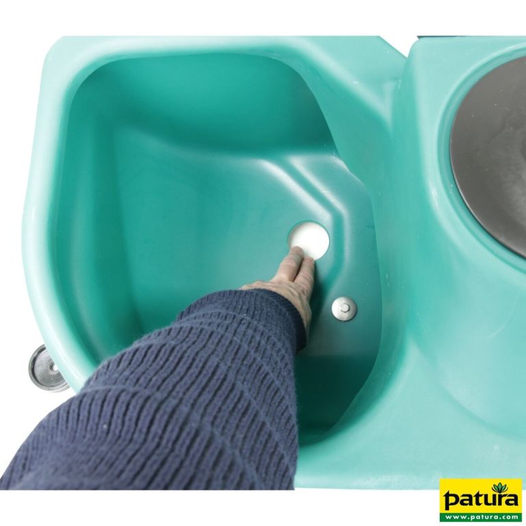 Suevia FT55 lagedruk-drinkbak met vlotterventiel voor watervat