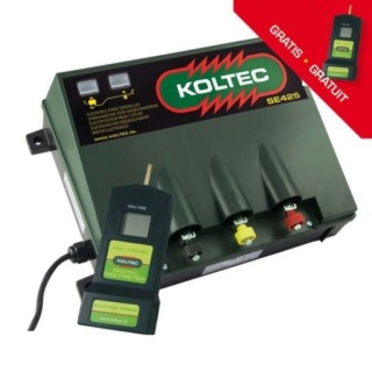 Koltec SE425 krachtig schrikdraadapparaat zonder franje