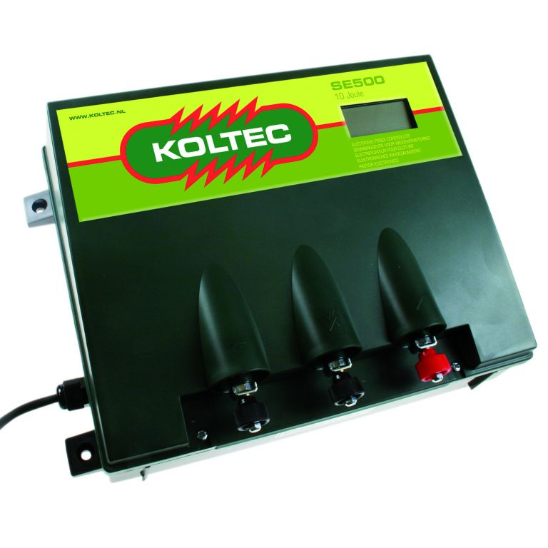Koltec SE500, professioneel zeer krachtig schrikdraadapparaat
