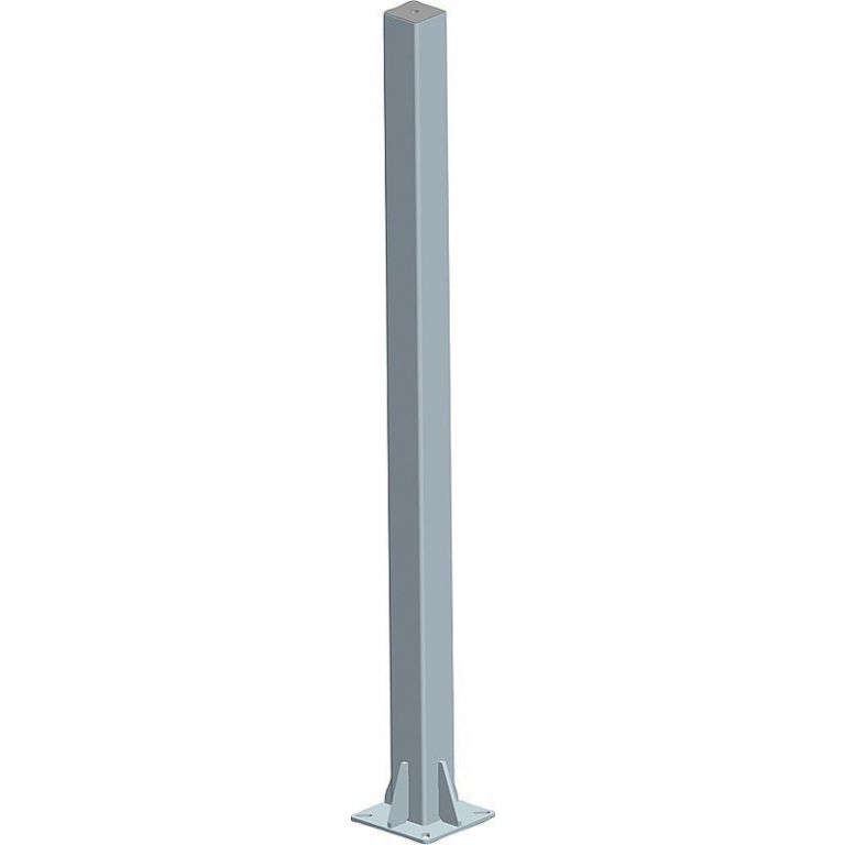 Poortpaal met voetplaat 90x90x1950mm