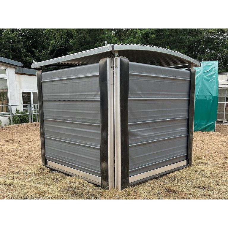 Growi tijdgestuurde hooiruif voor paarden 2x2m 