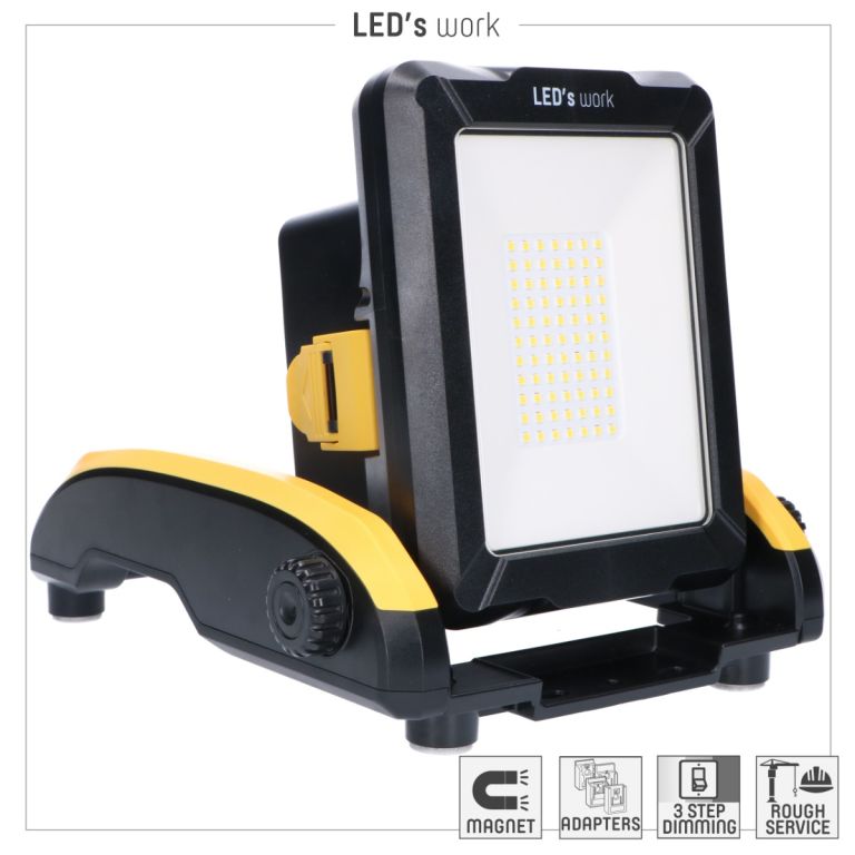 Multi accu LED werklamp 20W 2900lm