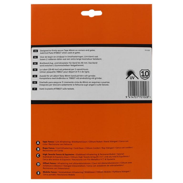 TurboStar paarden-hoekisolator 5 stuks