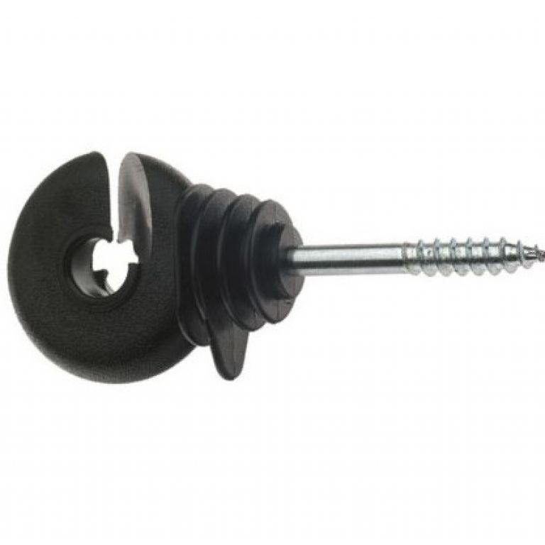 Ringisolator zwart, 25 stuks