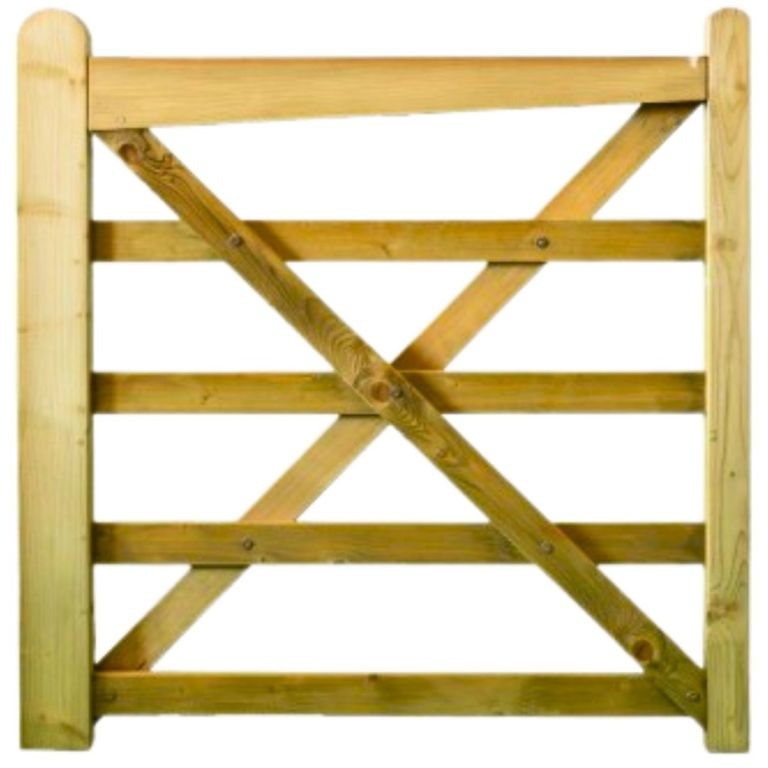 Houten weidepoort Dorset 120 cm Thanalith-E