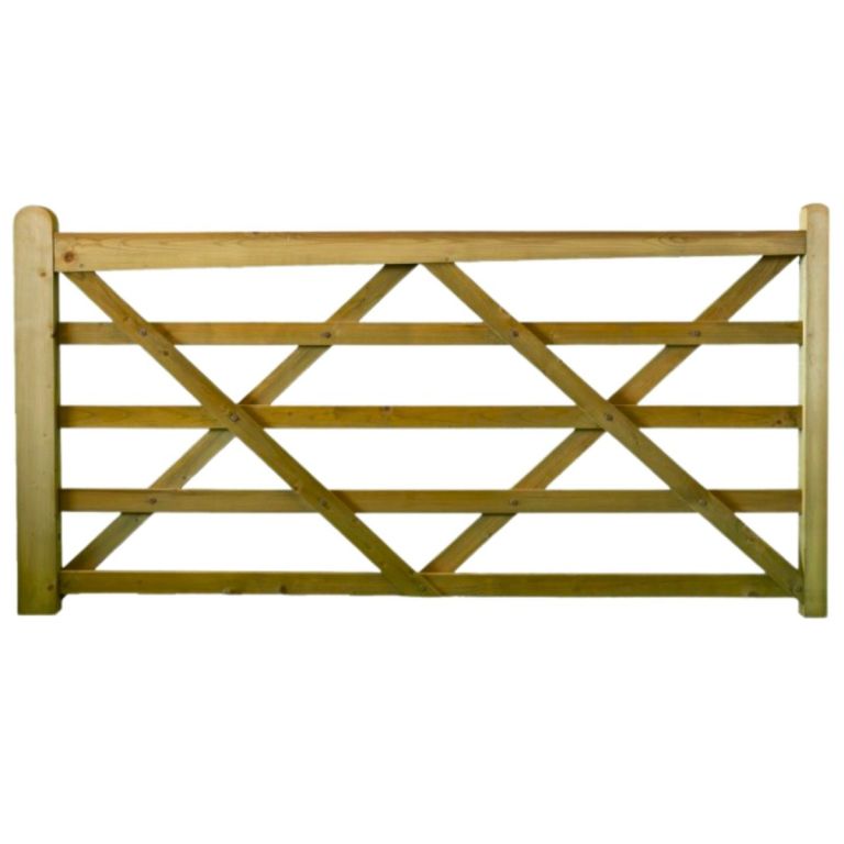 Houten weidepoort Dorset 240 cm Thanalith-E