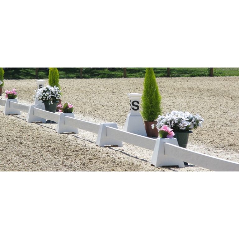 Kegelpiste, complete dressuurring 20 x 100 meter