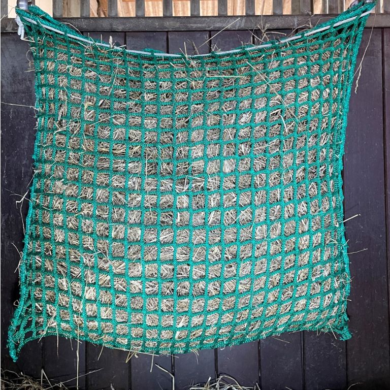 Slowfeeder Hooinet fijnmazig X-Strong klein met sluitkoord