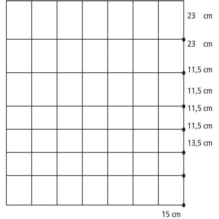 wildnet met enkele pen, hoogte 106 cm, 50m