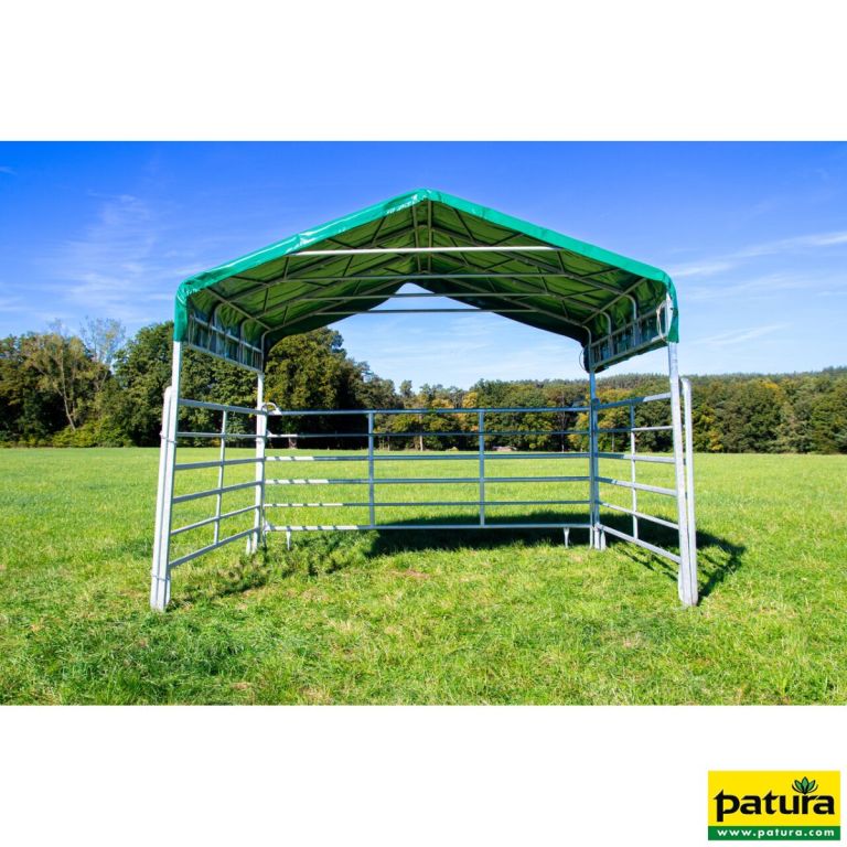 Profi weidetent 3x3,6 m met drie panels