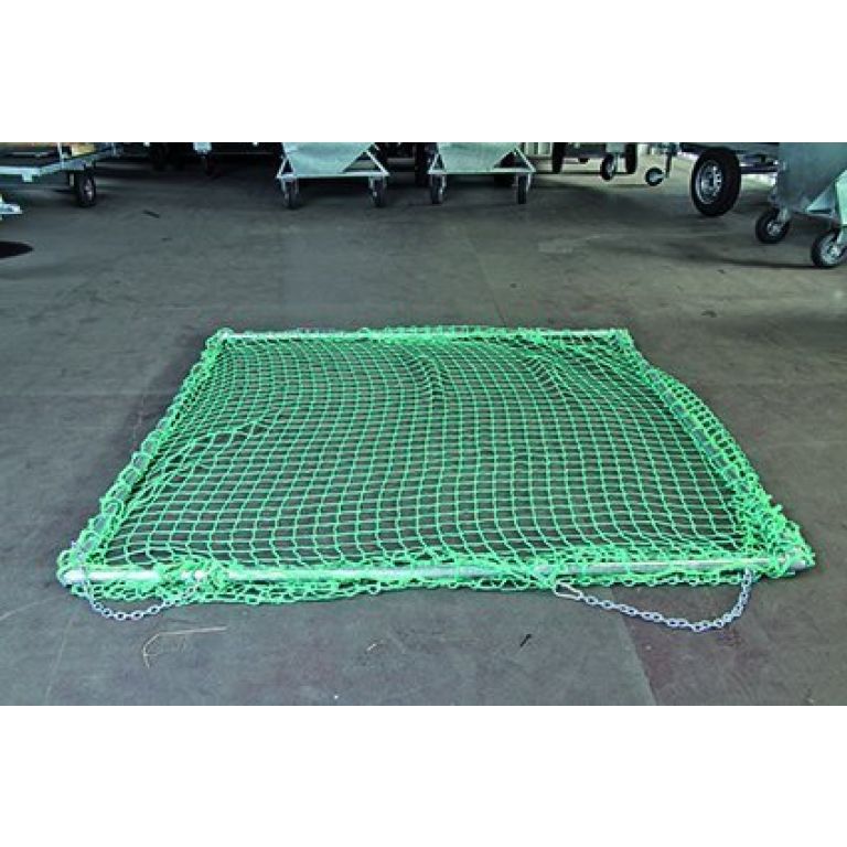Hooinet frame voor vierkante hooiruiven 2x2 m